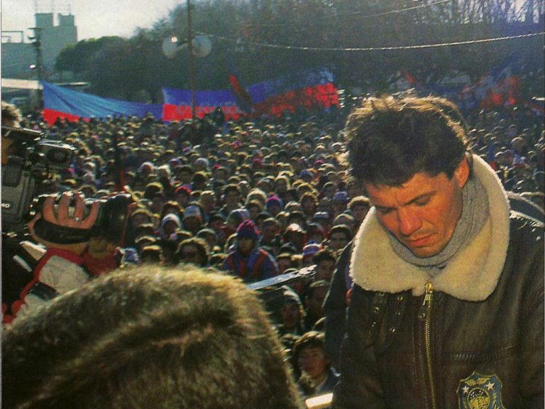 Más de 15.000 hinchas agradecieron el título en la Basílica. (Foto: Revista Caras)