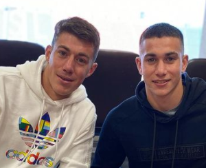 Agustín y Mariano Peralta Bauer expresaron su alegría tras firmar con San Lorenzo