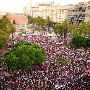 8M, a diez años de la marcha en Plaza de Mayo