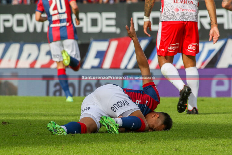Nahuel Barrios lesión San Lorenzo