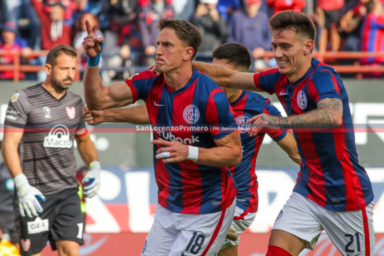 Andrés Vombergar gol penal gol Malcom Braida San Lorenzo